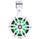 DS18 HYDRO 6.5in 2-Way Wakeboard Pod Tower Speakers w/1in Compression Driver &amp; RGB LED Lights - 450W, White, NXL-6TPWNEO