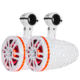 DS18 HYDRO 6.5in 2-Way Wakeboard Pod Tower Speakers w/1in Compression Driver &amp; RGB LED Lights - 450W, White, NXL-6TPWNEO