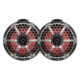 DS18 HYDRO 6.5in Ultra Slim Wakeboard Pod Tower Speaker w/RGB LED Lights - 375W, Black Carbon Fiber, CF-PS6