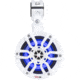 DS18 HYDRO 8in 2-Way Wakeboard Pod Tower Speakers w/1in Compression Driver &amp; RGB LED Lights - 540W, White, NXL-8TPWNEO