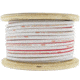 DS18 HYDRO Marine Grade OFC Power Wire 8 GA - 100ft Roll, White/Red, MOFC8GA100P