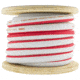 DS18 HYDRO Marine Grade OFC Power Wire GA - 25ft Roll, White/Red, MOFC0GA25P
