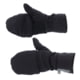 DSG Outerwear Sherpa Fleece Flip Top Mitten - Women's, Black, Extra Small, 518593