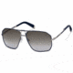 DSquared DQ0057 Sunglasses - Shiny Light Ruthenium Frame Color