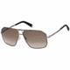 DSquared DQ0057 Sunglasses - Shiny Light Ruthenium Frame Color