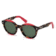 DSquared DQ0224 Sunglasses - Havana Frame Color, Green Lens Color
