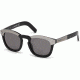 DSquared DQ0248 Eyewear - Unisex - Sunglasses - Shiny Black Frame Color, Smoke Lens Color