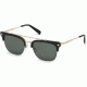 DSquared DQ0250 Sunglasses - Shiny Black Frame Color, Green Lens Color