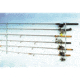 Du-Bro Trac-A-Rod 2 foot Fishing Rod Rack, Silver/Black, 1080B