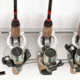 Du-Bro Trac-A-Rod 2 foot Fishing Rod Rack, Silver/Black, 1080B