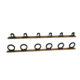 Du-Bro Trac-A-Rod 4 foot Fishing Rod Rack, Gold/Black, 1084BG