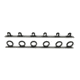 Du-Bro Trac-A-Rod 2 foot Fishing Rod Rack, Silver/Black, 1080B
