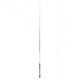 Duckett Fishing Black Ice Medium Spinning Rod, Med, Black, 7ft 2in, DFBI72M-S