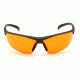 Ducks Unlimited Shooting Eyewear, Orange Lens, Black Frame DUSB6640D