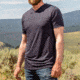 Duckworth Vapor V-Tee, Midnight, XXL, 10355inight