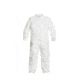 DuPont IC181S Tyvek IsoClean Coverall w/Elastic Wrists and Ankles, White, Small, Case of 25, IC181SWHSM00