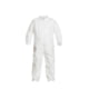 DuPont IC181S Tyvek IsoClean Coverall w/Elastic Wrists and Ankles, White, Extra Large, Case of 25, IC181SWHXL00