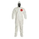 DuPont Tychem 4000 Coverall w/Standard Fit Hood and Attached Socks, White, L, 12 Pack, SL122BWHLG00