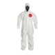 DuPont Tychem 4000 Coveralls w/Standard Hood, Taped Seams, White, Large, 6 Pack, SL127TWHLG0006