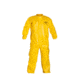 DuPont Tychem QC Yellow LG Coveralls with Laydown Collar and Elastic Wrists w/ Ankles, Case of 4