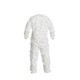 DuPont Tyvek IsoClean Coveralls, Clean-Processed and Sterile, Bound Seams/Neck, Dolman Sleeve, Elastic Wrists/Ankles, White, 2x, Case of 25, IC253BWH2XCS
