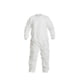 DuPont Tyvek IsoClean Coveralls, Clean-Processed and Sterile, Bound Seams/Neck, Dolman Sleeve, Elastic Wrists/Ankles, White, 2x, Case of 25, IC253BWH2XCS