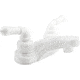 Dura Faucet Non-Metallic Classical RV Lavatory Faucet, White, DF-PL700C-WT