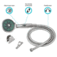 Dura Faucet Premium RV Hand Held Shower Wand And Hose Kit Stain Nickel, DF-SA432K-SN