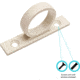 Dura Faucet RV Shower Hose Ring, Bisque Parchment, DF-SA155-BQ