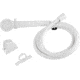 Dura Faucet RV Single Function Shower Haed And Hose, White, DF-SA130-WT