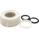 Dura Faucet Spout Nut And Rings Kit, White, DF-RK510-WT
