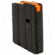 Duramag SS AR-15 Rifle Magazine, 5.56mm/.223/.300BLK 5 Round, Black w/ Orange Follower Detachable, 1 Pack, 410 Stainless Steel, 5X23041188CPD-5RD
