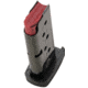 Duramag CBS Magazine, Taurus TCP Compatible, CBS Spring CPD Plate, .380 ACP, 6RD, High Gloss, Black/Red, 6X38141208TCPD-6RD
