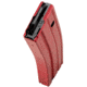 Duramag AR-15 .223 Rem 30 Round Aluminum Rifle Magazine, Red/Black, 3023004175CPD-30RD