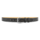 1-1/4" Plain Leather Garrison Belt with Nickel Buckle