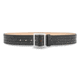 1-3/4" Plain Leather 4 Row Stitch Garrison Belt with Nickel Buckle