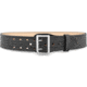 DutyMan 2-1/4inch Basketweave Leather Sam Brown 2 Row Stitch Duty Belt With Nickel Buckle DTY-1021-44-9001