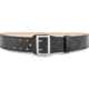 DutyMan 2-1/4inch Plain Leather Sam Browne 2-row Stitch Duty Belt With Nickel Buckle DTY-1011-36-9001