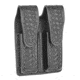Basketweave Leather Double Magazine Holder for 9MM