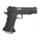 Dan Wesson Chaos Pistol, 9mm Luger, 5in barrel, black carbon steel frame, custom G10 grip, recoil operated semi-automatic, fiber-optic front, adjustable rear, 23 round magazine, DW-CHAOS-9MM-5-1-FRRMPG