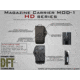 Dynamic Force Technologies Magazine Carrier Mod-1 Glock 9/40, Black MAG-G9-40