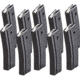 E-Lander Mags AR-15/M16 5.56 NATO Rifle Magazine, 10 Pack, 30 Round, Black, F-99931610-30RD