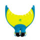 Body Glove Adult Mermaid Linden Monofin - Yellow/Green 845666FD, Yellow/Green, 18060-YELGRN