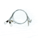 Eagle Claw 18in Clear/Bright Heavy Duty Wire Leader,30lb 08013-005