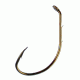Eagle Claw Baitholder Hook,Wide Gap,Offset,Down Eye,2 Slices,Bronze,100-Box Hooks 024-6