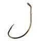 Eagle Claw Baitholder Hook, Wide Gap, Offset, Down Eye, 2 Slices