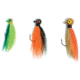 Eagle Claw Bucktail Jig Hook,Black/Orange ECJB1/8-BO