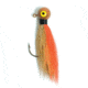 Eagle Claw Bucktail Jig Hook,Brown/Orange ECJB3/8-BRO