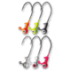 Eagle Claw Lazer Sharp Pro-V Ball Head Jig, Assorted, 1/4oz, 25 per Pack, WBHXPV14AST