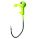 Eagle Claw Lazer Sharp Pro-V Ball Head Jig, Chartreuse, 1/8oz, 10 per Pack, WBHPV18-3